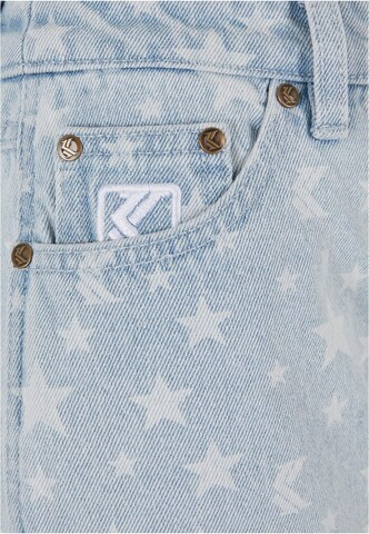 Karl Kani Wide Leg Jeans in Blau