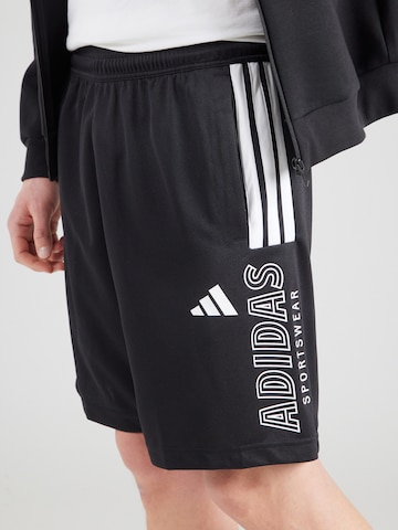 ADIDAS SPORTSWEAR Regular Sports trousers 'TIRO' in Black