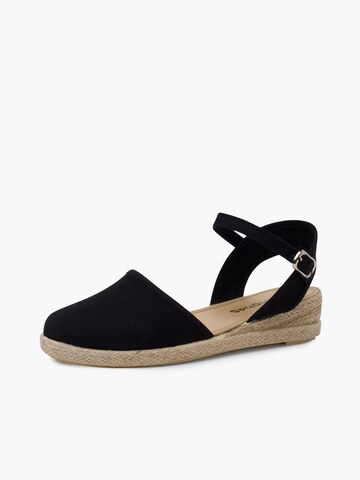 Pisamonas - Sandalias en negro: frente