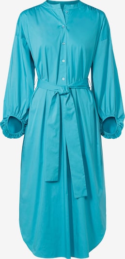 Palaidinės tipo suknelė iš heine, spalva – turkio spalva, Prekių apžvalga