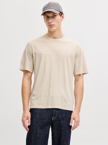 JACK & JONES - Camiseta en beige: frente
