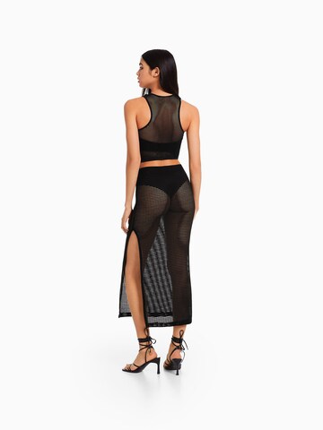 Bershka Top in Schwarz