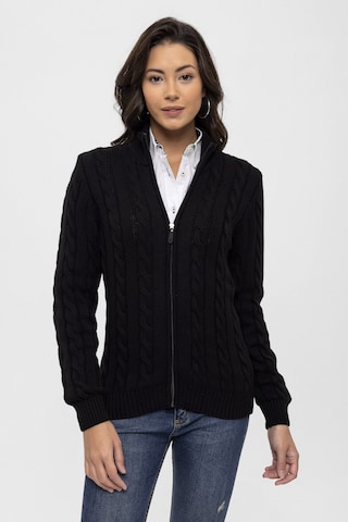 Cardigan Felix Hardy en noir : devant