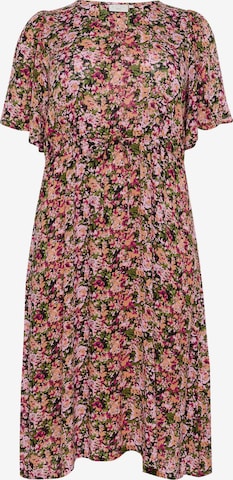 KAFFE CURVE Jurk 'Ami' in Gemengde kleuren: voorkant