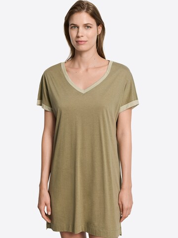 Chemise de nuit ' Laura ' Hanro en vert : devant