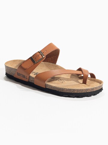 Bayton T-bar sandals 'Triade' in Yellow