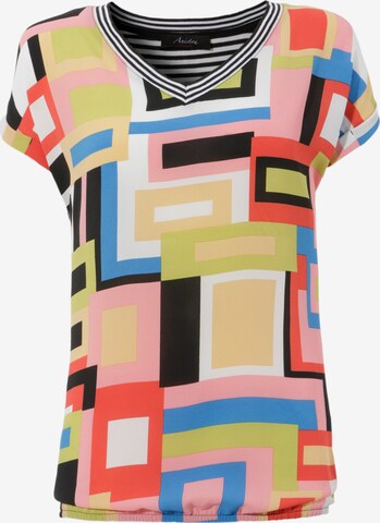 Aniston CASUAL T-Shirt in Mischfarben: predná strana