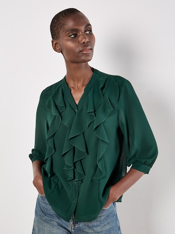 Chemisier Apricot en vert : devant