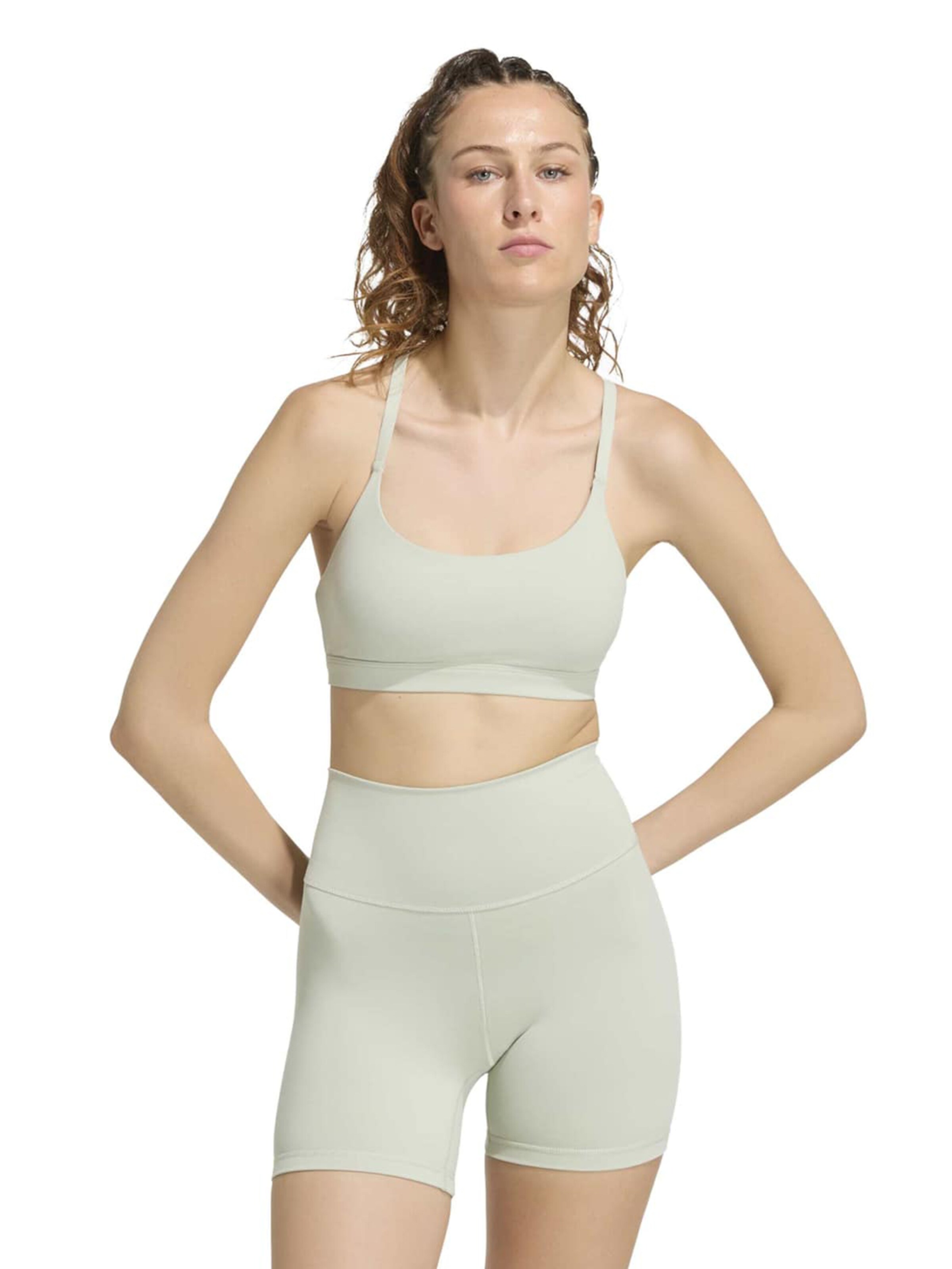 ADIDAS PERFORMANCE - Soutien Bustier Soutien de desporto 'ALL ME' em verde