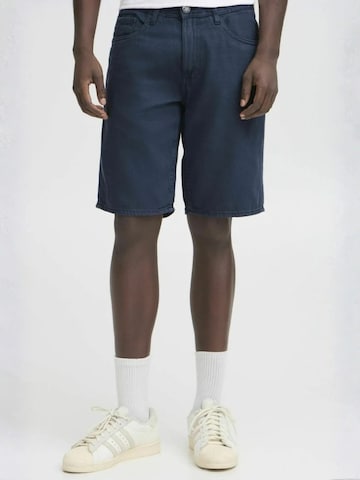 Pantaloni ' Denim Shorts ' di TEESHOPPEN in blu: frontale