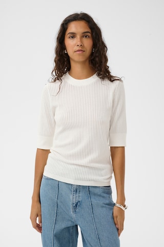 SOAKED IN LUXURY Pullover 'Spina' i hvid: forside