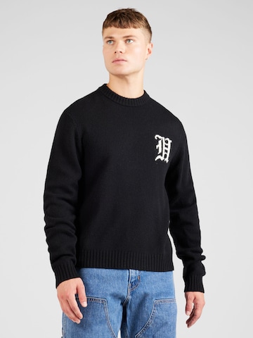 Pull-over 'Intarsia' Han Kjøbenhavn en noir : devant
