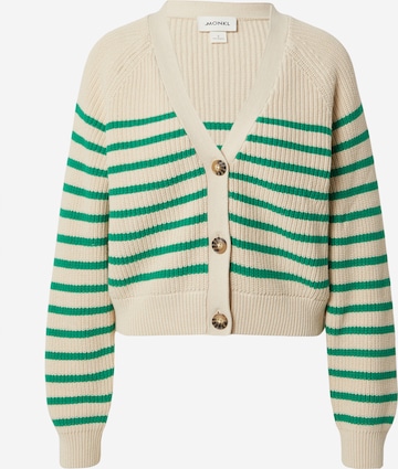 Monki Knit Cardigan in White: front