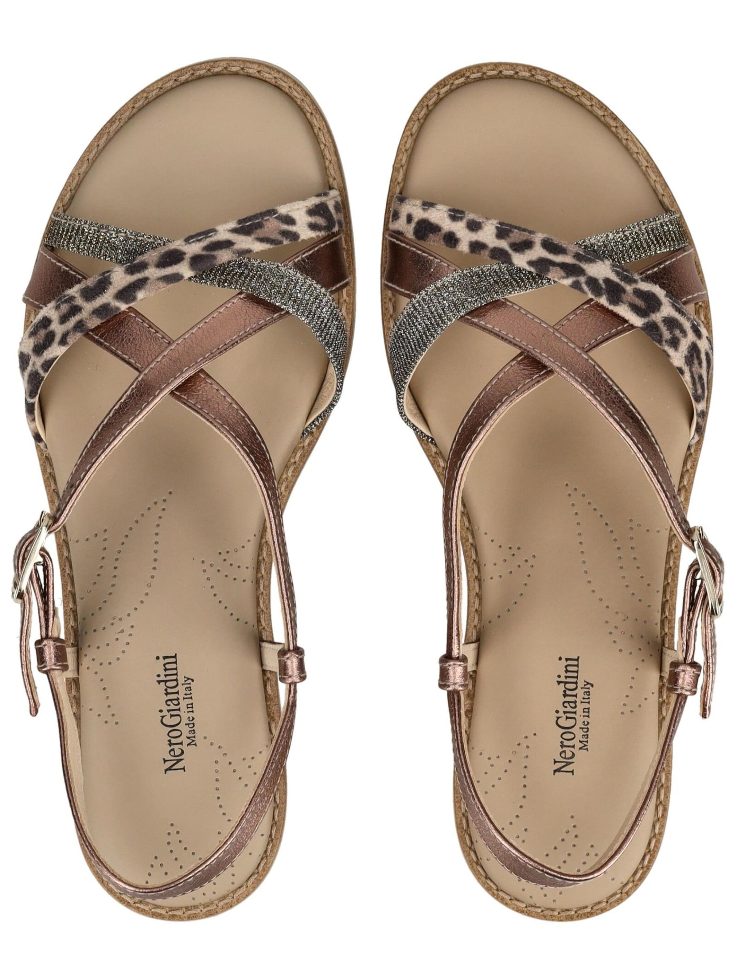 Sandales à lanières Nero Giardini en beige