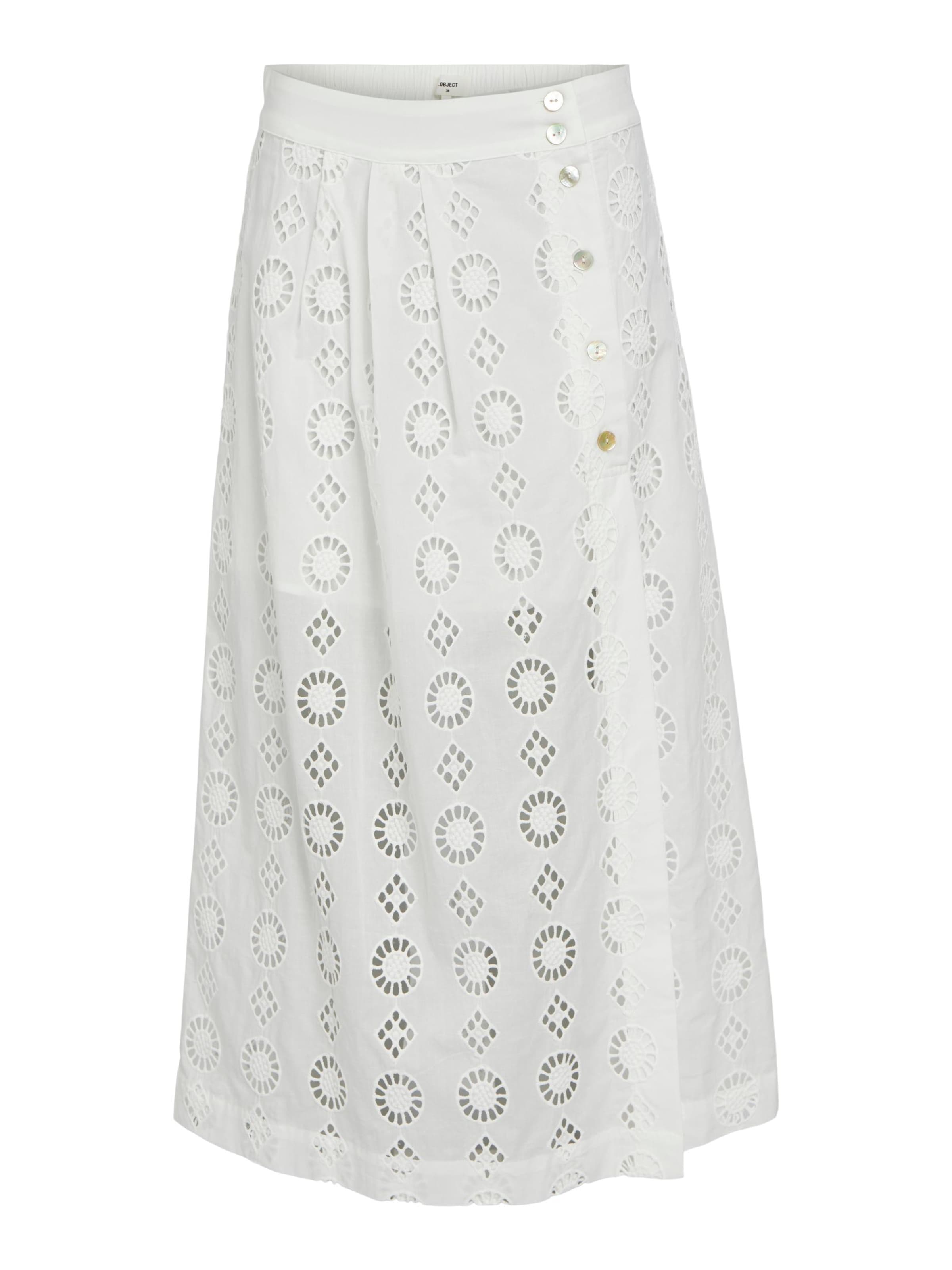 Jupe 'Midori' OBJECT en blanc : devant