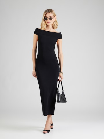 ARMANI EXCHANGE Úpletové šaty – černá