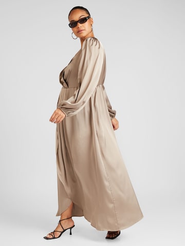 EVOKED Evening Dress 'VIVERANA' in Brown