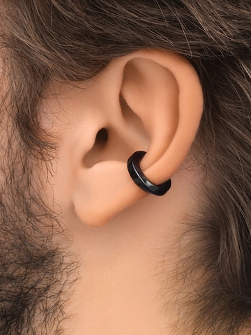 YParis - Pendientes 'Ear cuff Honor S BL' en negro