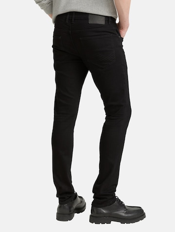 TOM TAILOR Slimfit Jeans 'Troy' in Zwart