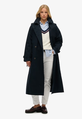 Superdry Tussenmantel in Blauw