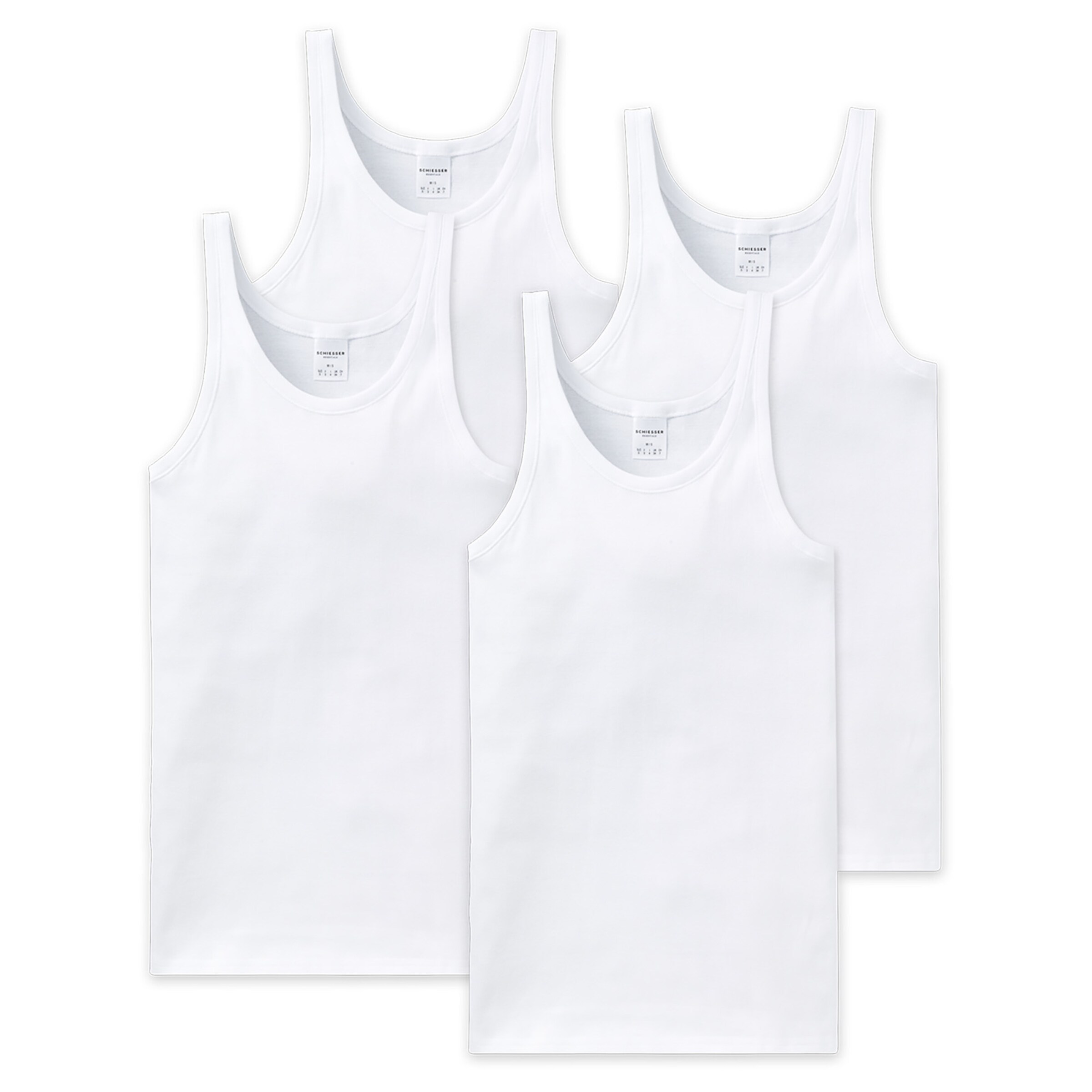 SCHIESSER Undertrøje i hvid: forside