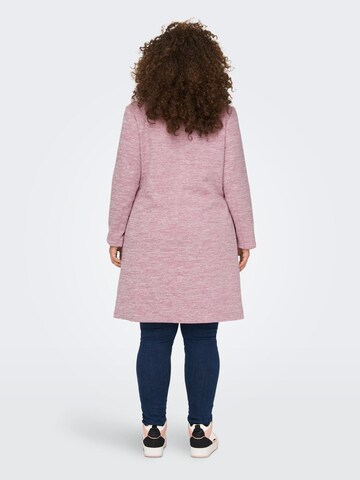 Manteau mi-saison 'Carrie' ONLY Carmakoma en rose