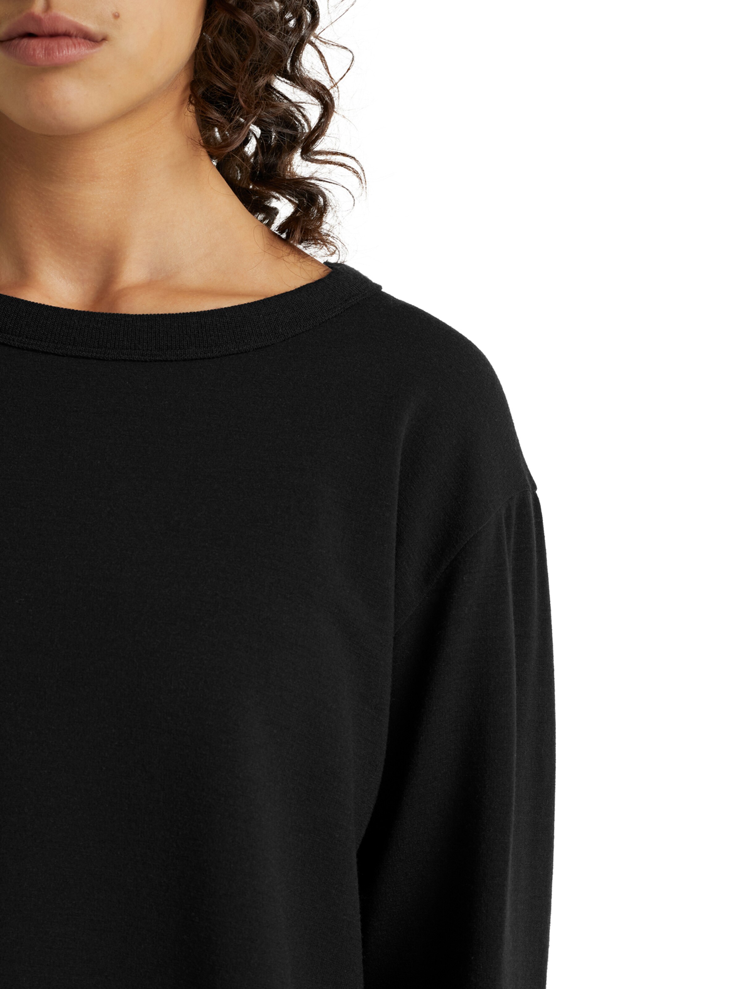 ICEBREAKERSportska sweater majica 'DALSTON' - crna boja