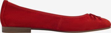 TAMARIS Ballerina in Rood