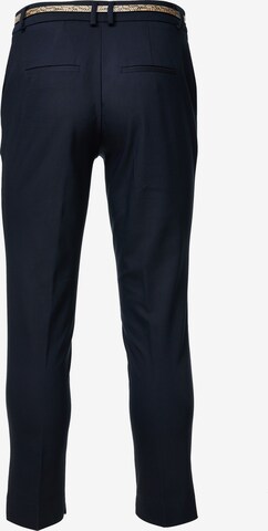 Regular Pantalon à plis Orsay en bleu
