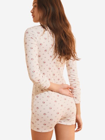 ETAM Korte pyjama 'Bayaline' in Beige