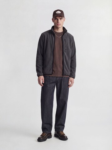 JACK & JONES Fleecejacke in Grau