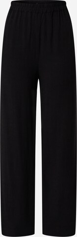 EDITED Wide Leg Hose 'Benja' in Schwarz: predná strana