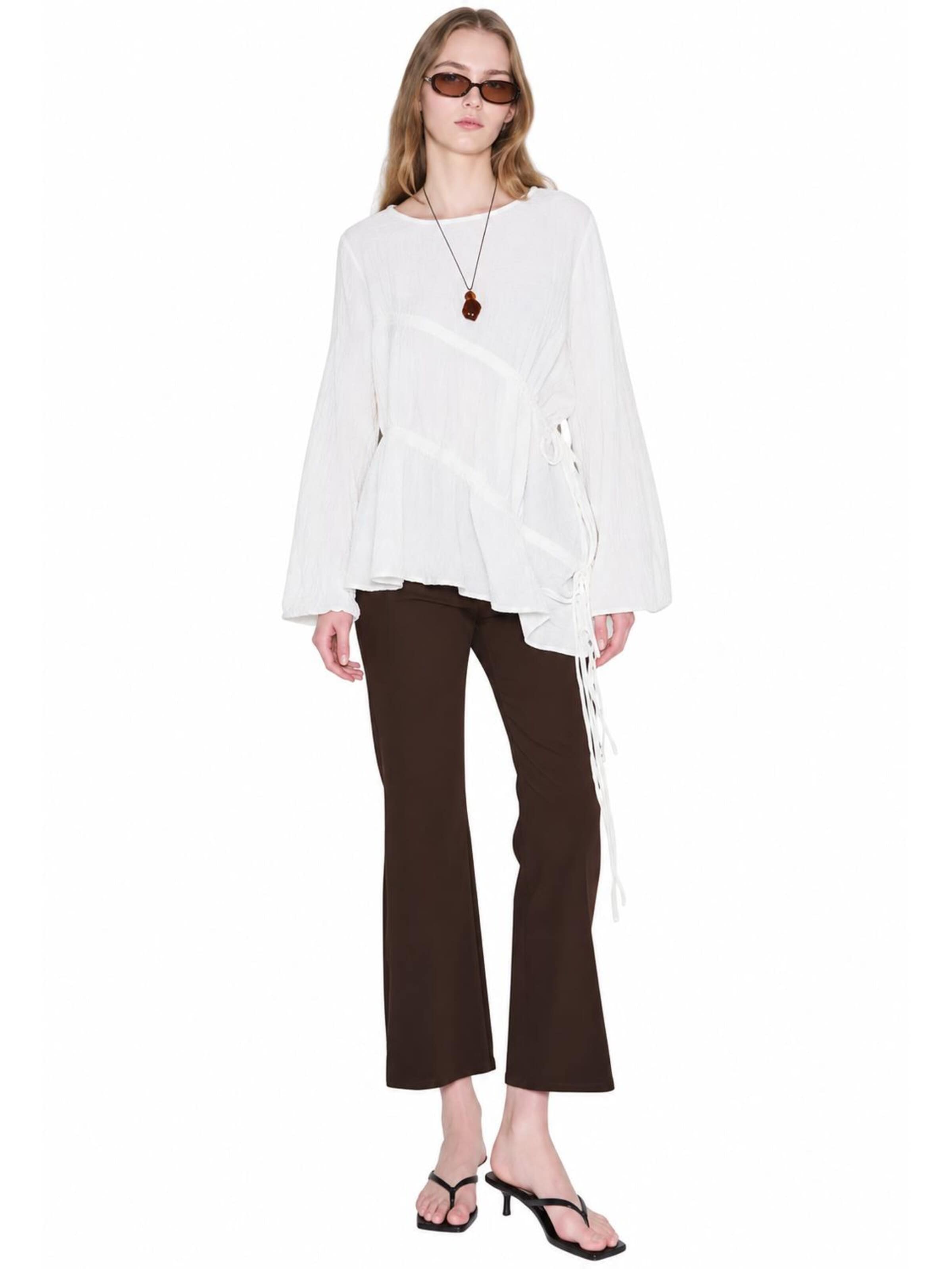 MANUKA Tuniek in Beige: voorkant