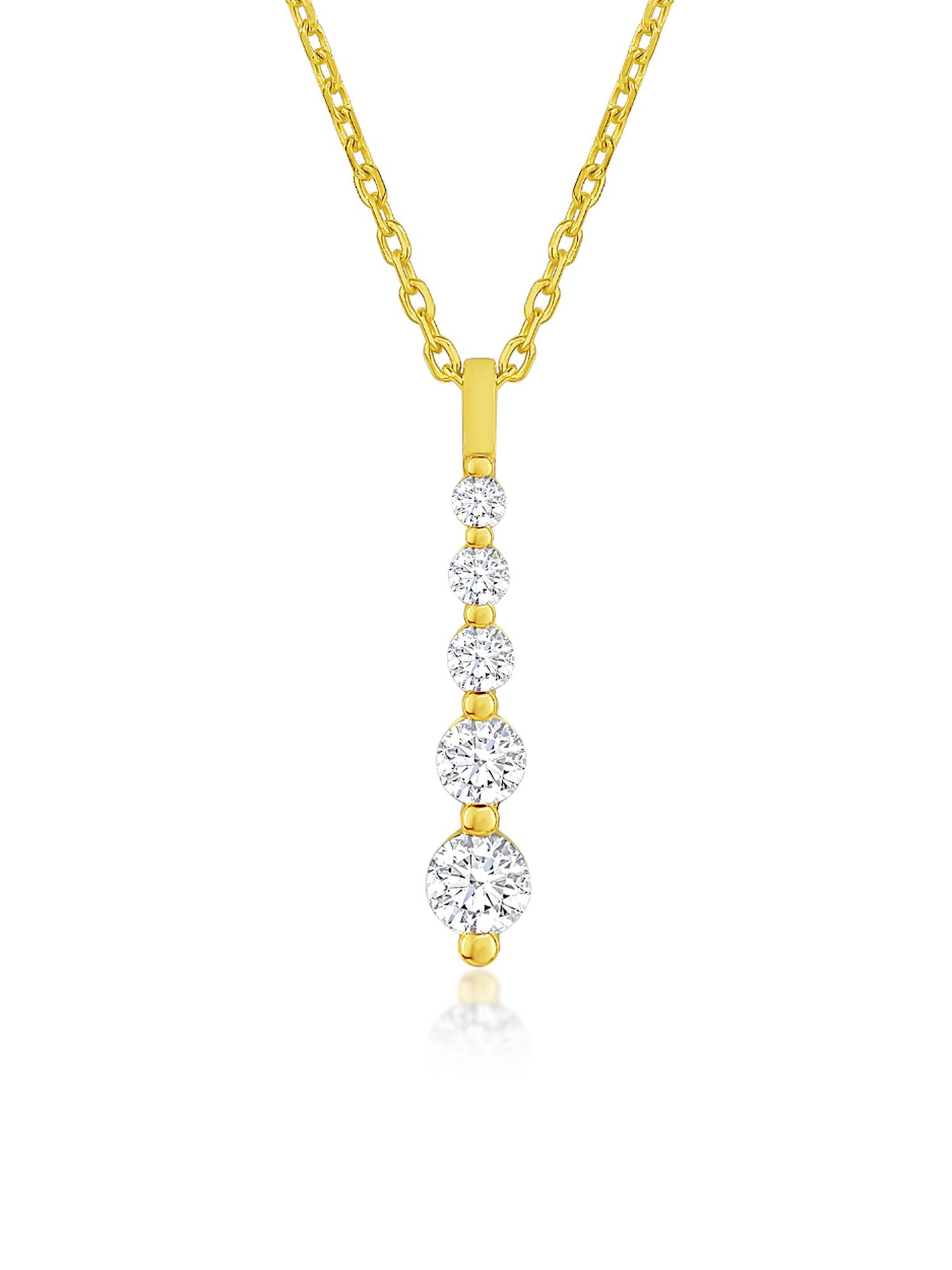 DANIEL CLIFFORD Necklace 'Henna' in Gold: front