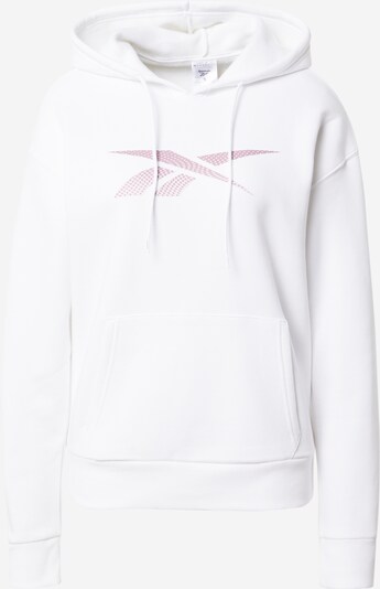 Reebok Sport Sportsweatshirt i mauve / hvit, Produktvisning