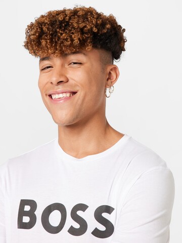 BOSS T-shirt 'Thinking 1' i vit