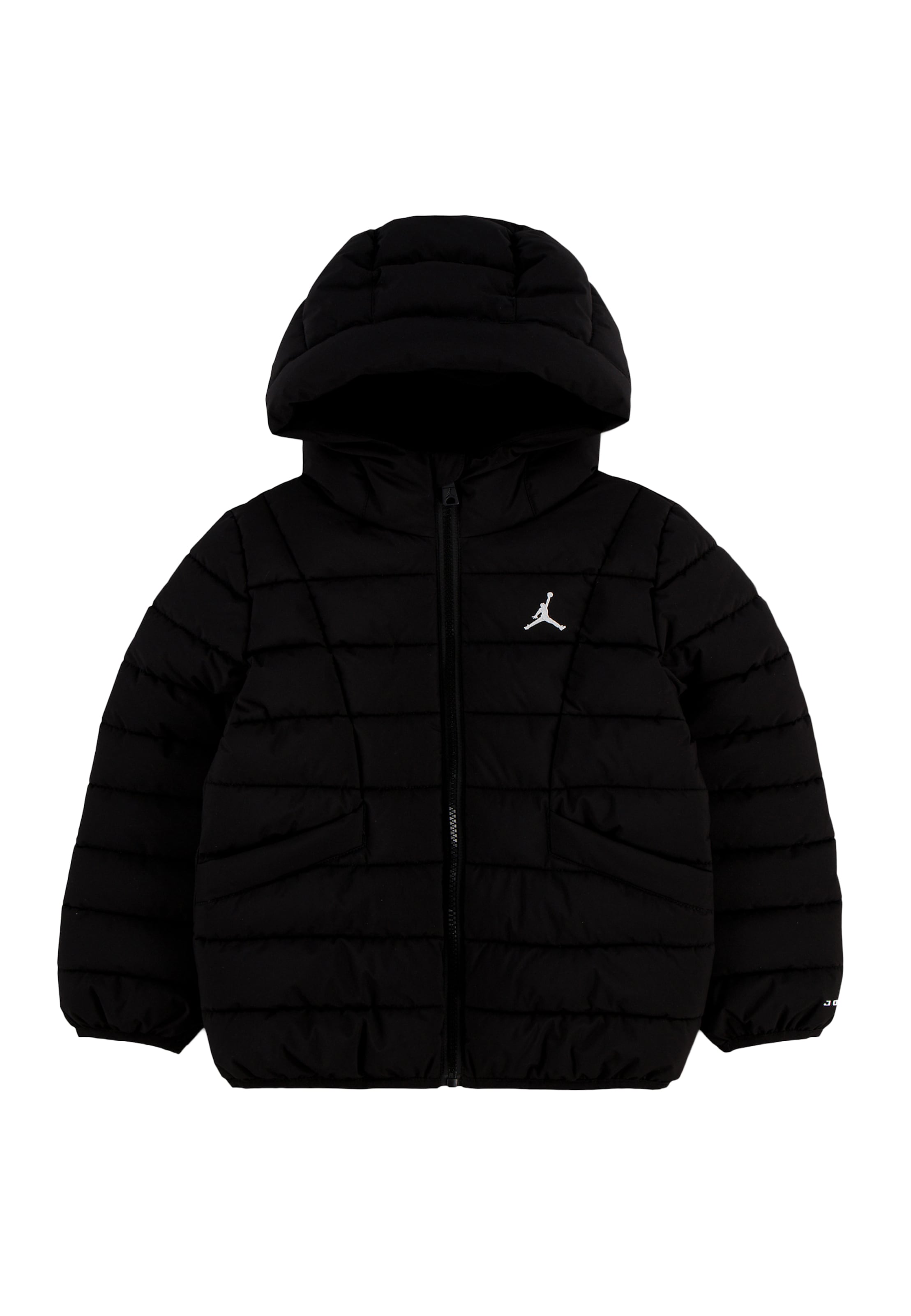 Veste mi-saison Jordan en noir : devant