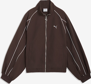 Veste mi-saison 'T7' PUMA en marron : devant