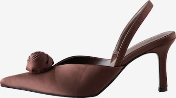 Décolleté sling 'Forever Comfort' di Next in marrone: frontale