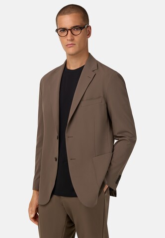 Coupe regular Veste de costume Boggi Milano en marron : devant