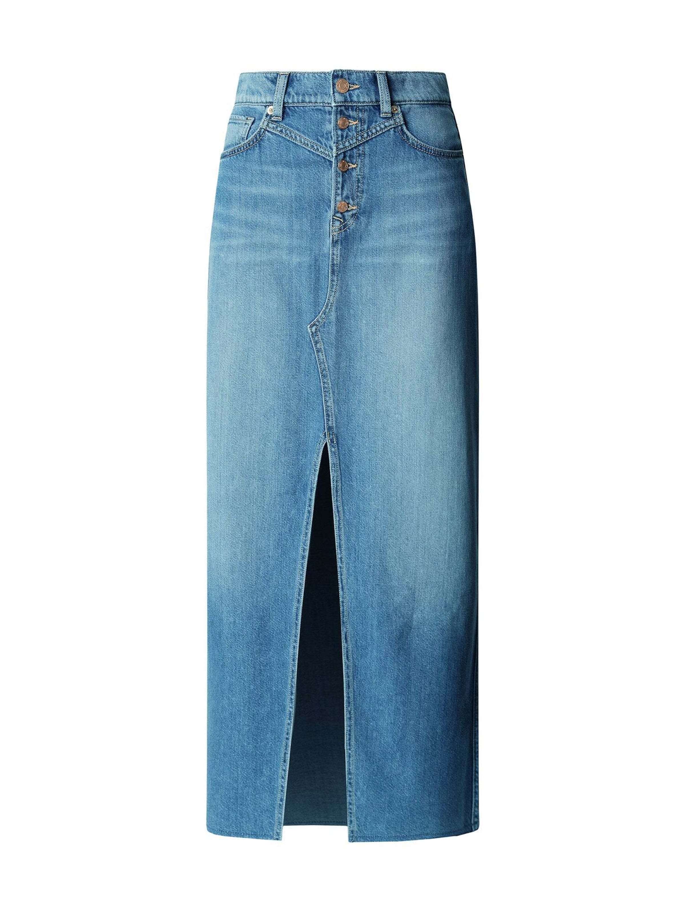 Jupe 'Mira' Pepe Jeans en bleu : devant