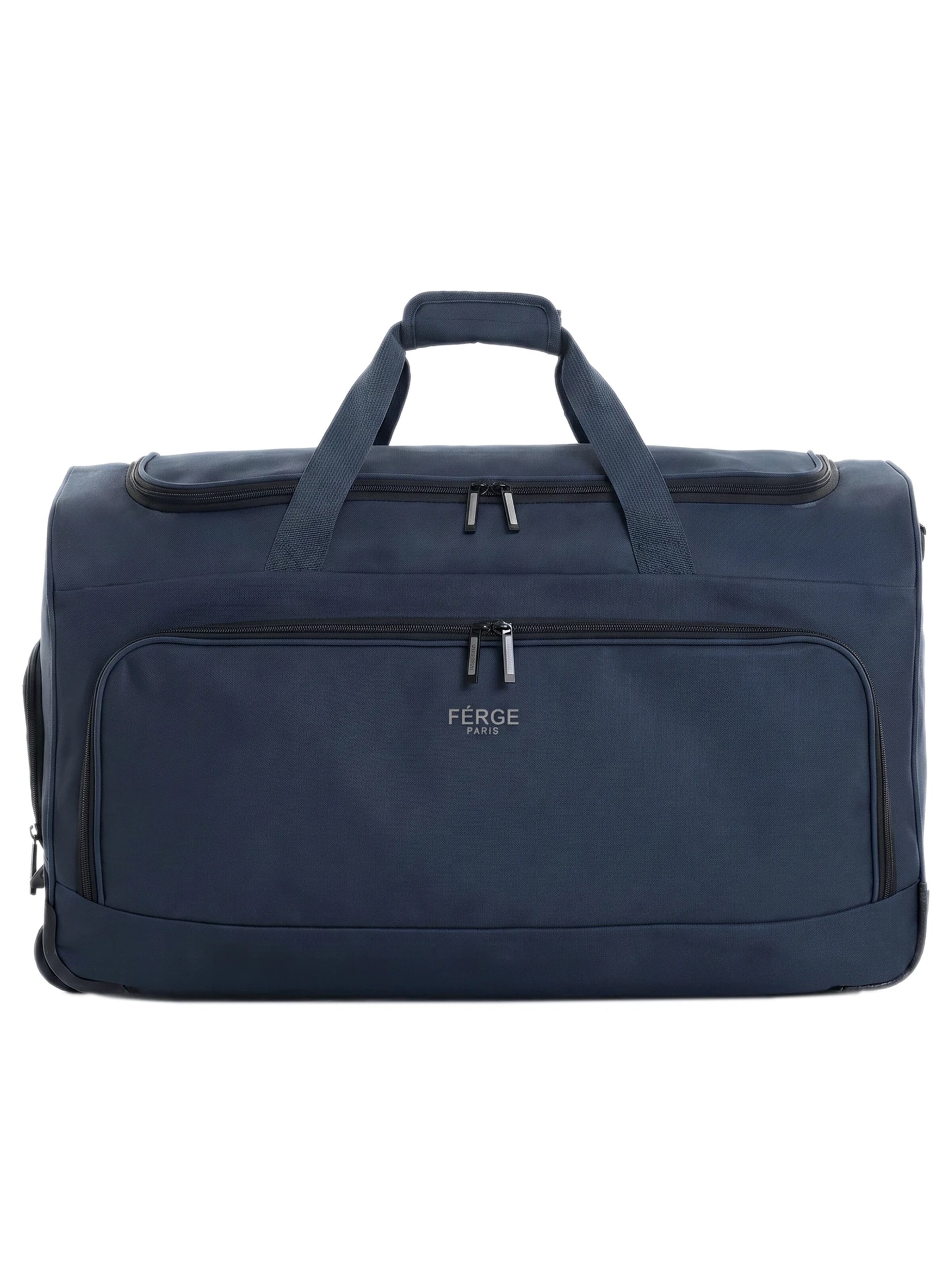 FERGÉ Travel Bag 'wasserabweisende Reisetasche mit Rollen groß PARIS' in Blue: front