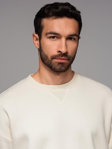 Ombre Sweatshirt i beige