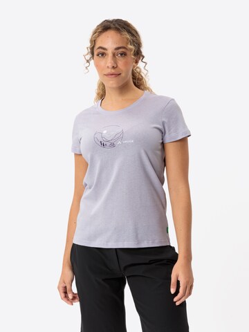 VAUDE Functioneel shirt 'Cyclist' in Lila: voorkant