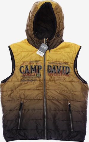 CAMP DAVID Vest in XXL in Yellow: front