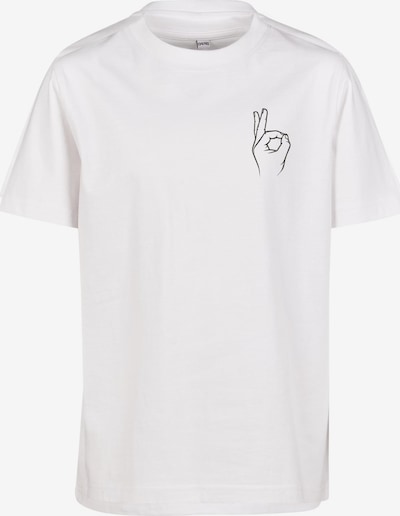 Mister Tee T-Shirt 'Easy' in schwarz / weiß, Produktansicht