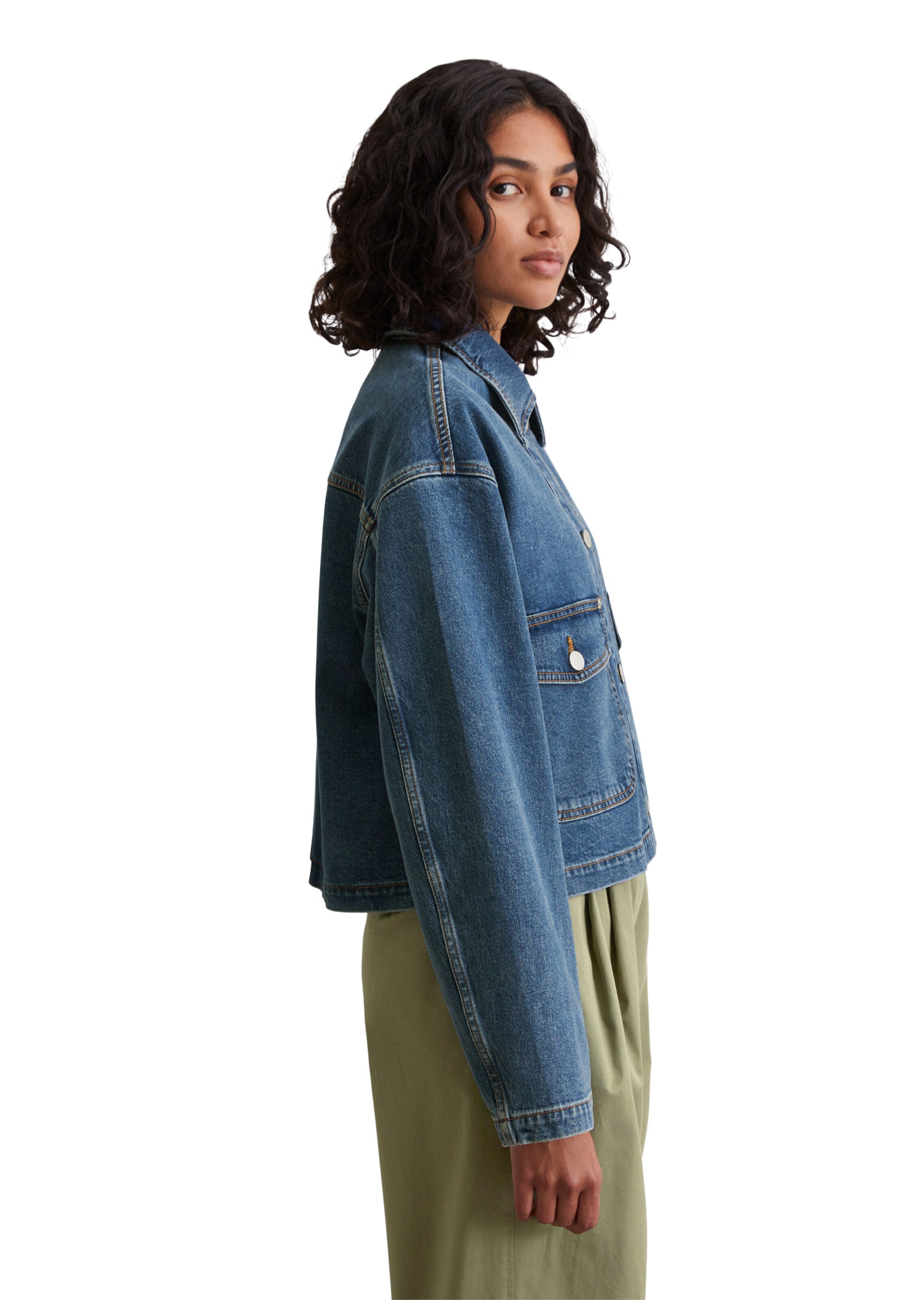 Marc O'Polo Tussenjas in Blauw