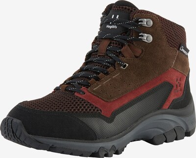 Haglöfs Boots 'Skuta Mid Proof Eco' in Brown / Red / Black, Item view