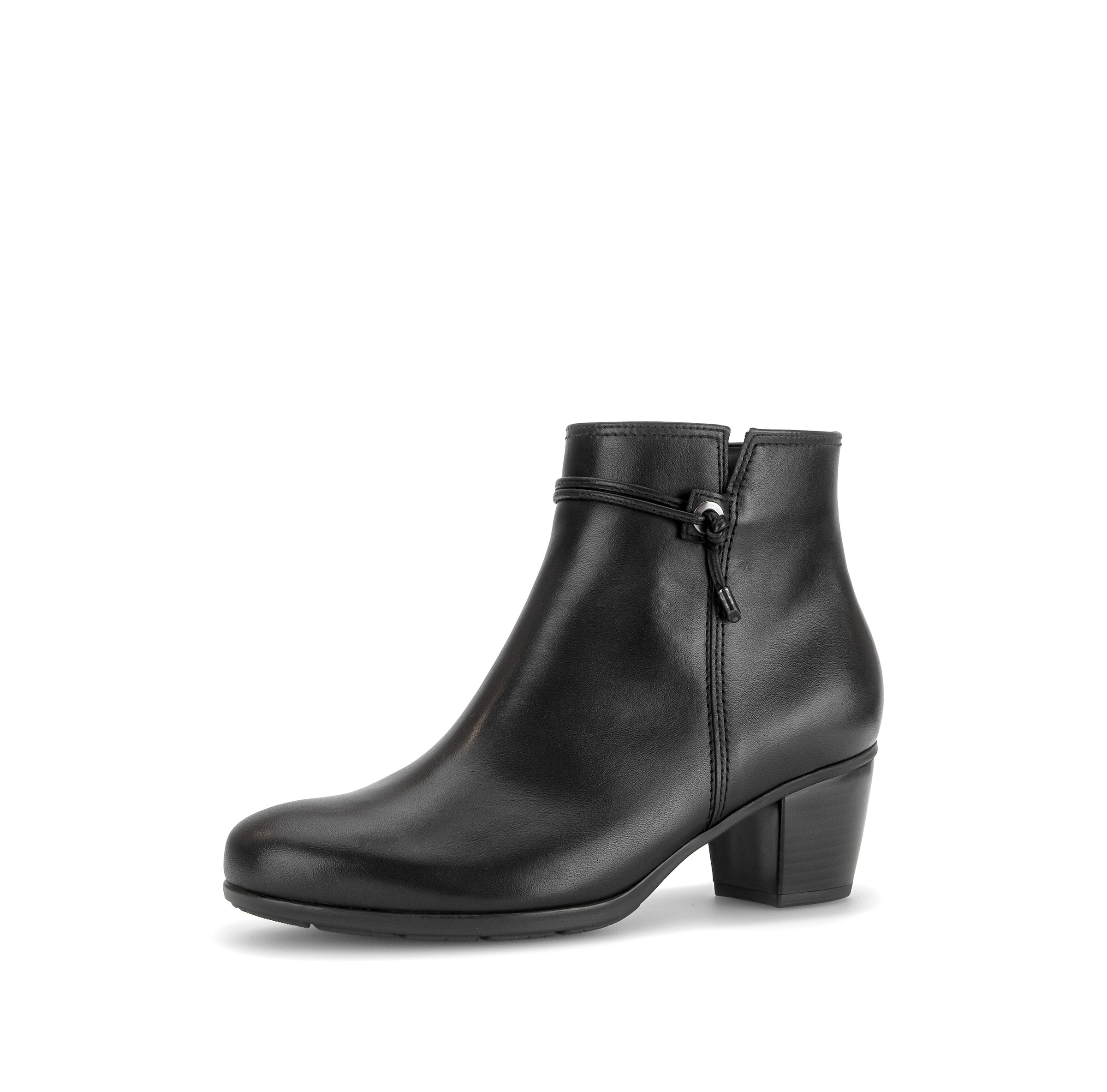 GABOR Booties in Black: front