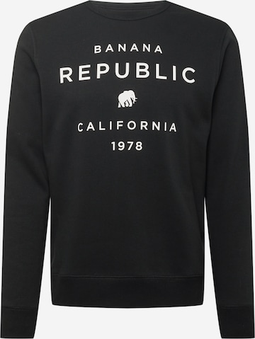 Banana Republic Sweatshirt in Black: front